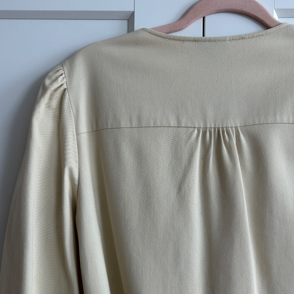 Oliver Bonas Tan Jumpsuit with Tie - Picture 6 of 12